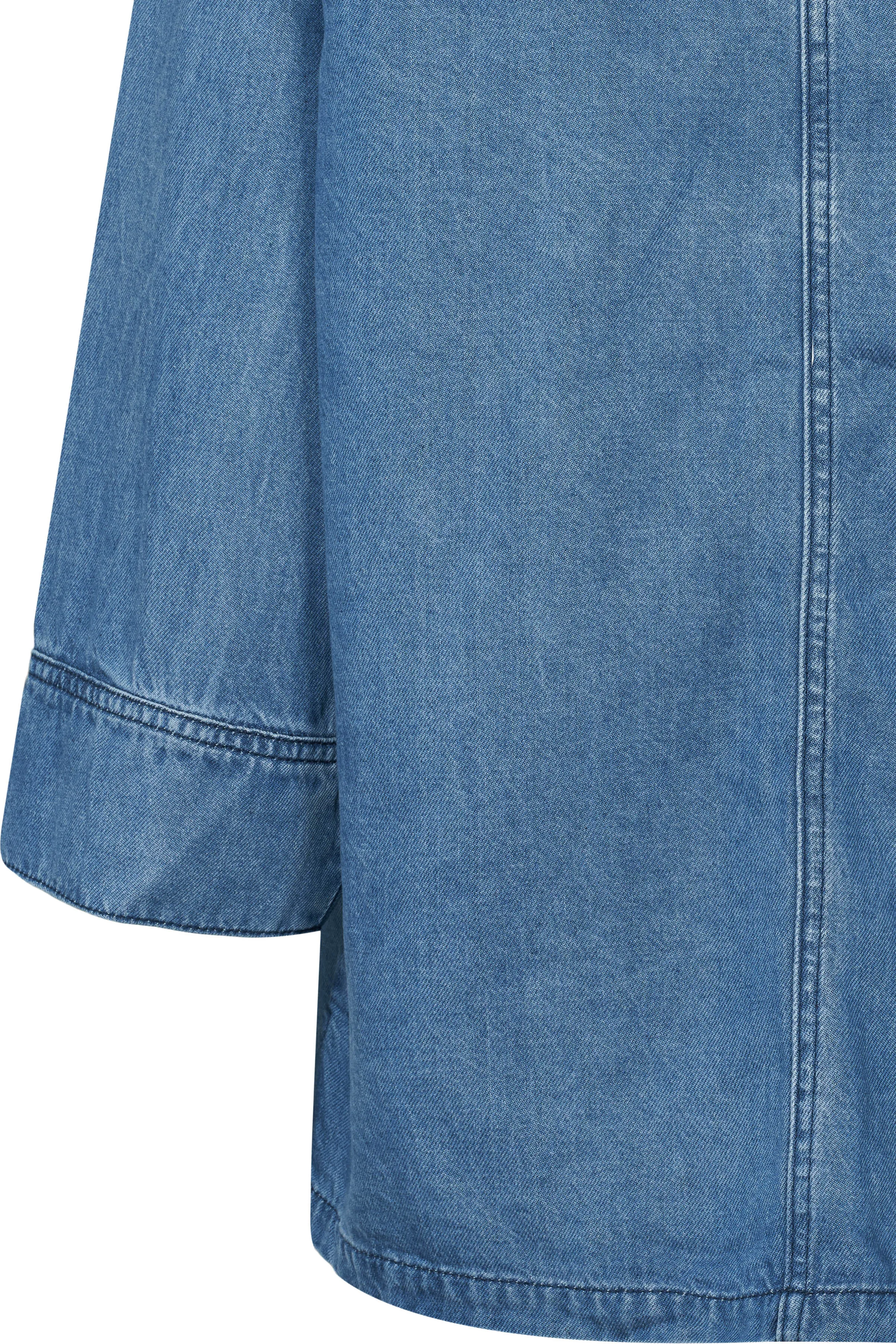 4124PBOKao bluse - Blue denim