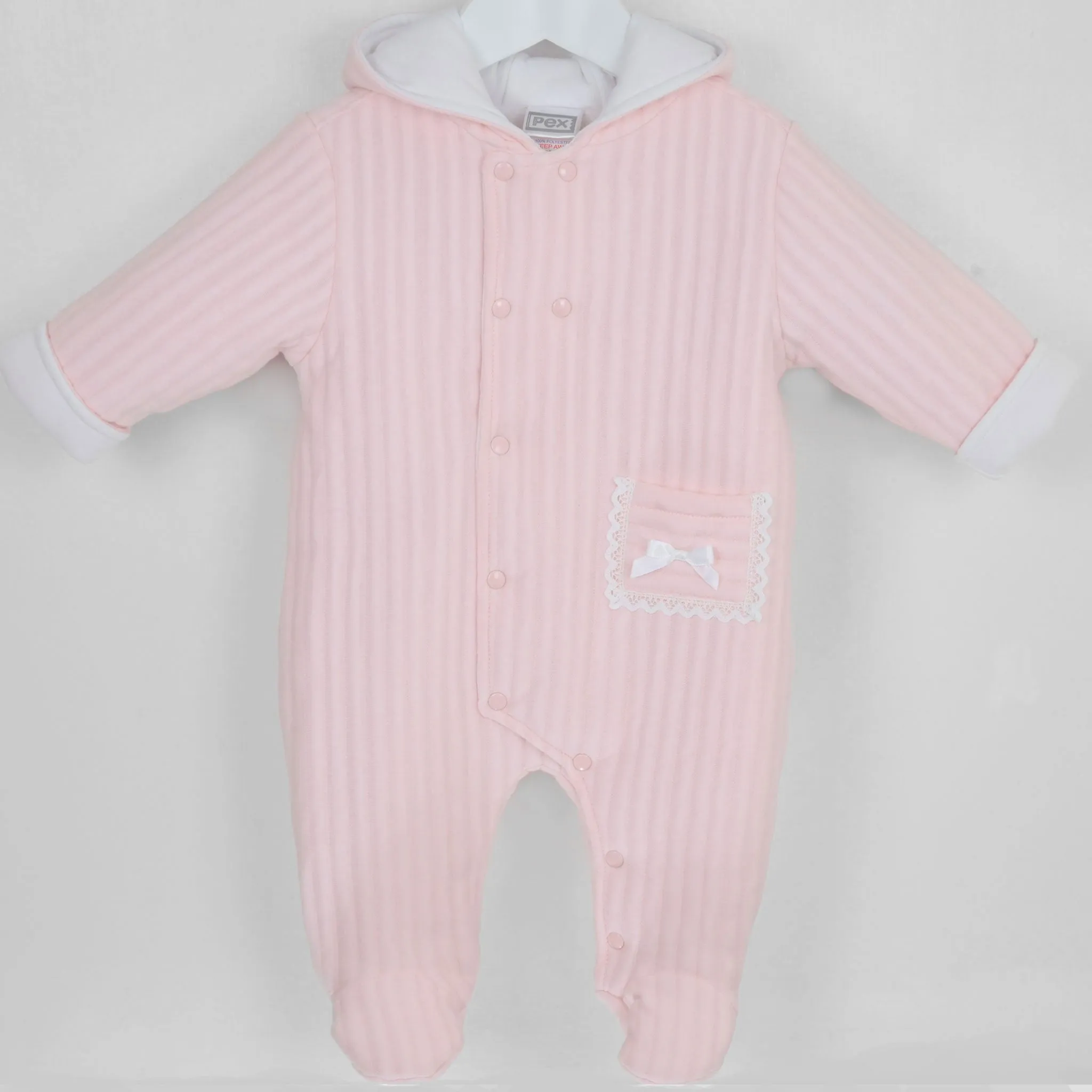 Baby Girls Snowsuit- Pink - Pex