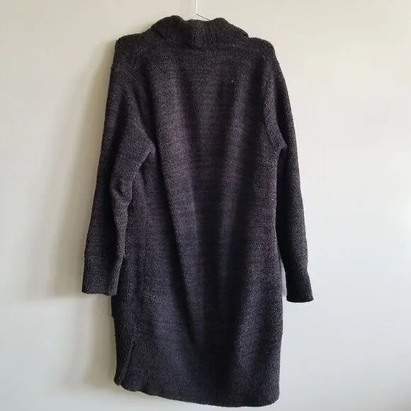 Barefoot Dreams Gray &amp; Black Cardigan size XS