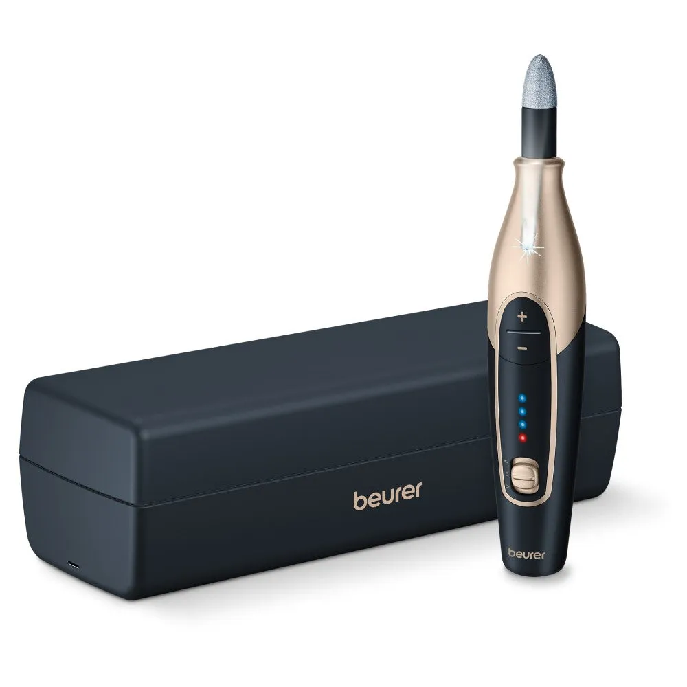 Beurer MP 84 Rechargeable Manicure & Pedicure Set - Black & Gold (Special Edition)