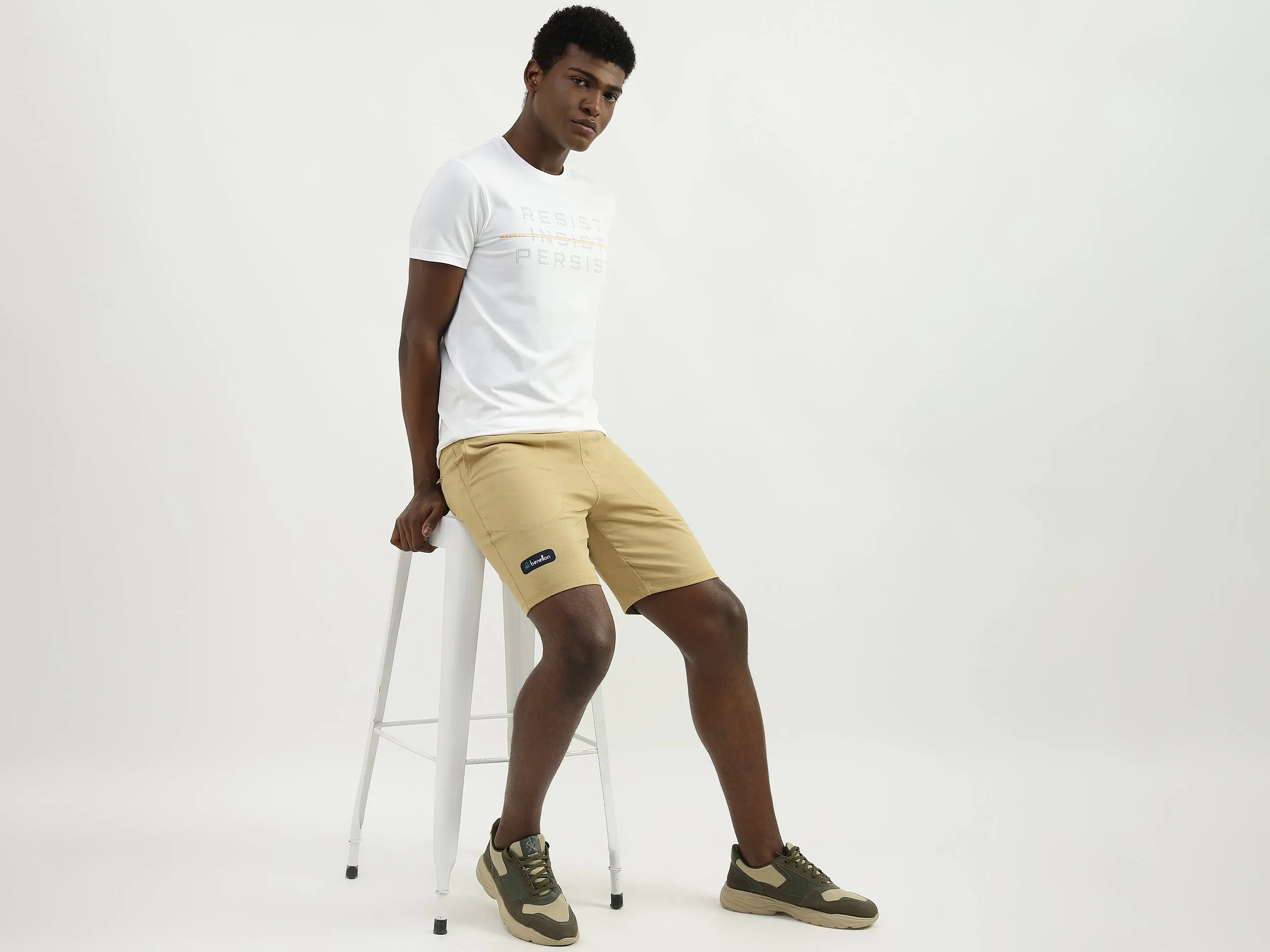 Cotton Printed Round Neck Mens T-shirts