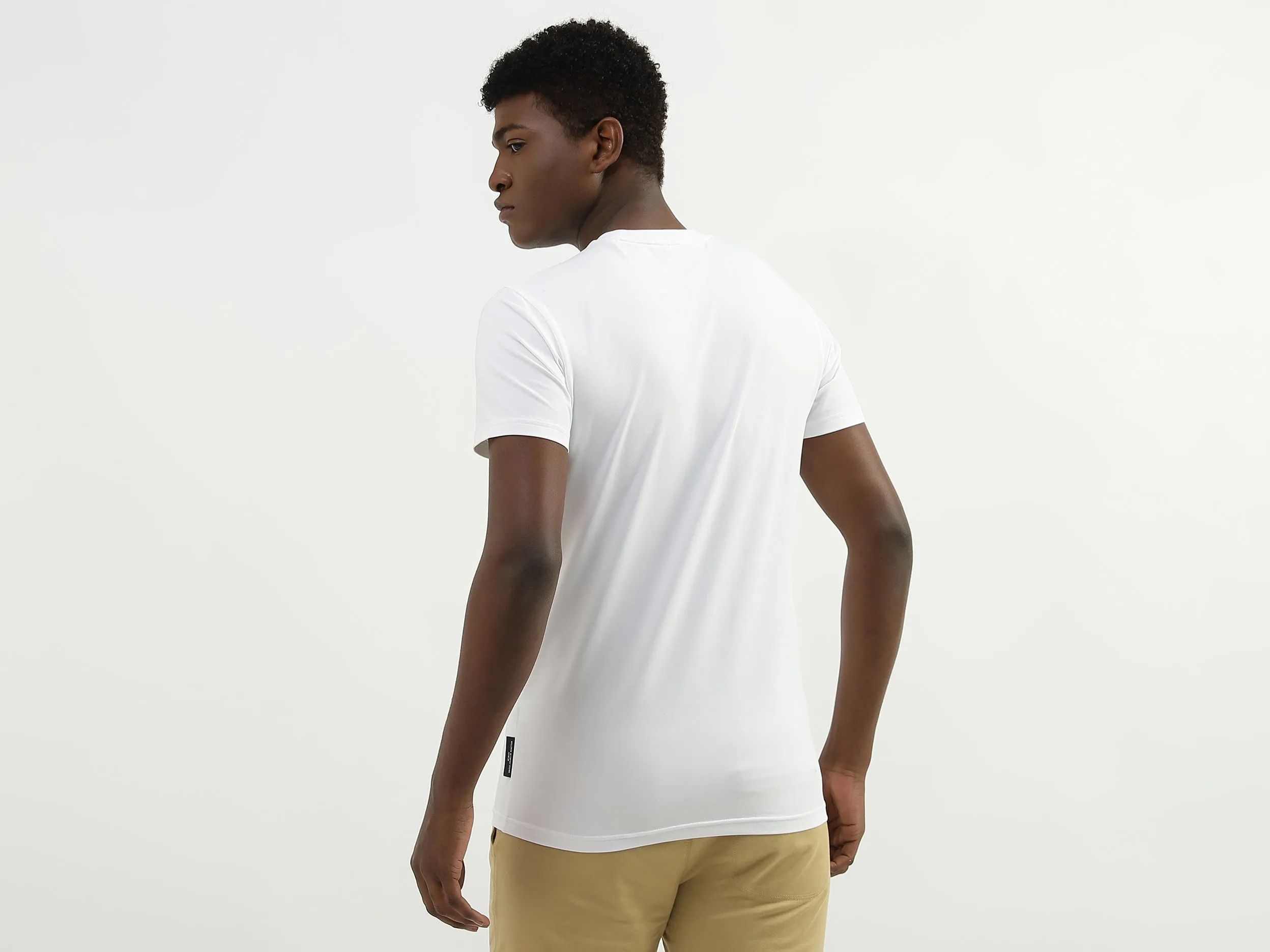 Cotton Printed Round Neck Mens T-shirts