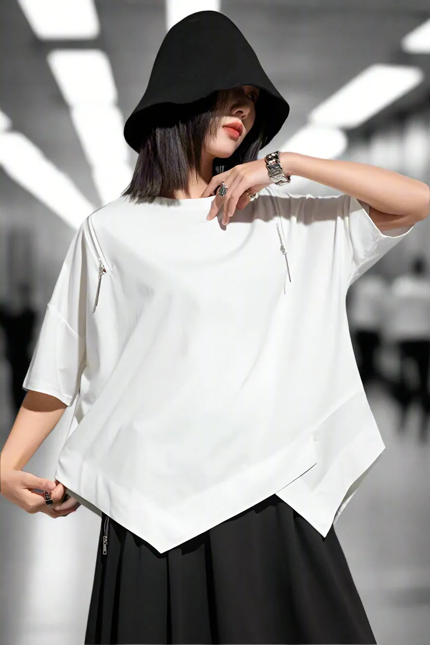 Cutaway Edge Oversized Tee