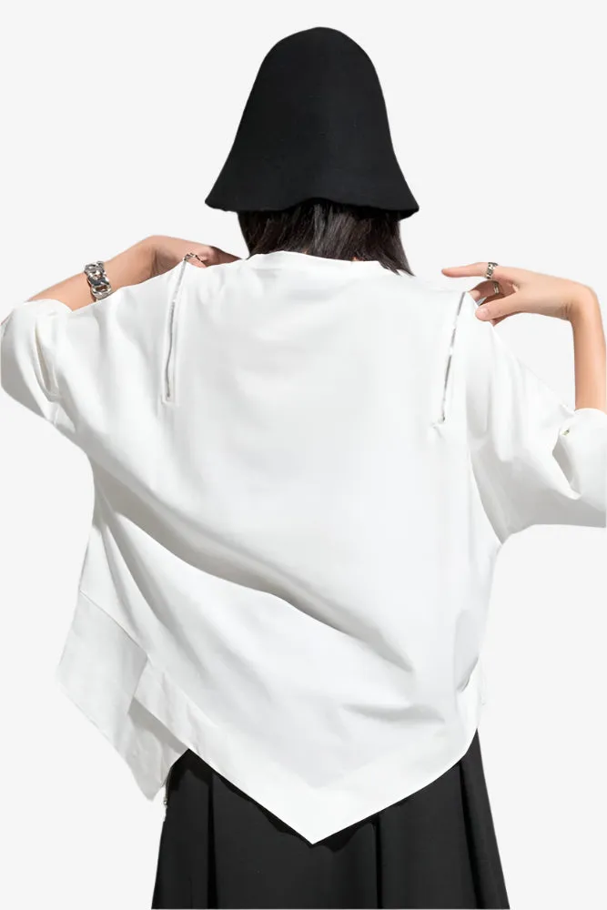 Cutaway Edge Oversized Tee