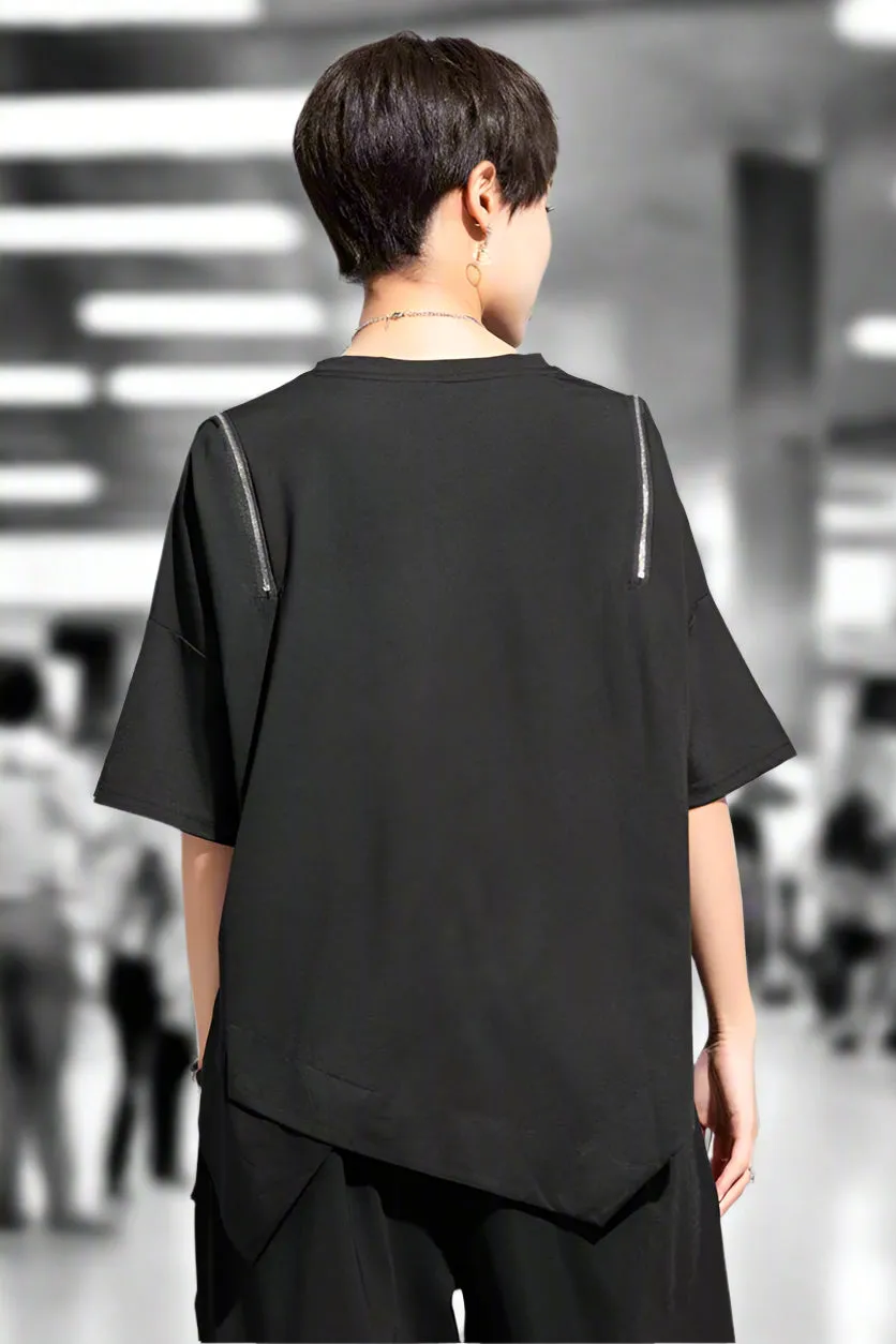 Cutaway Edge Oversized Tee