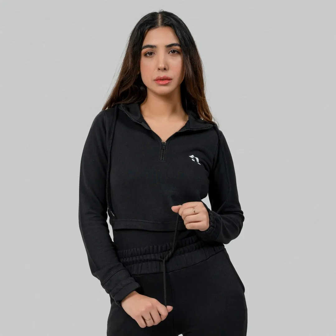 Flex Terry Hoodie - Black