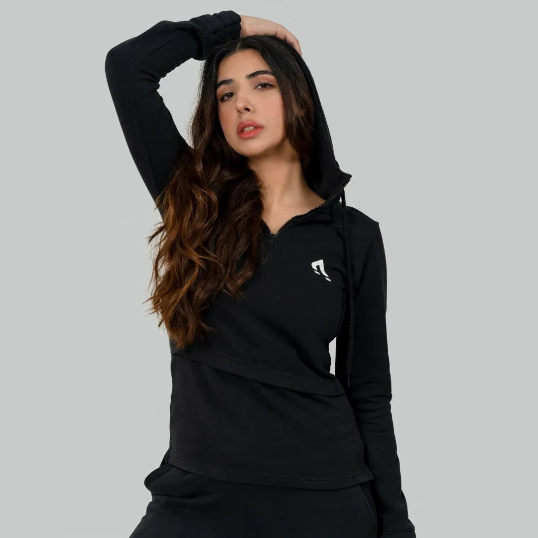 Flex Terry Hoodie - Black