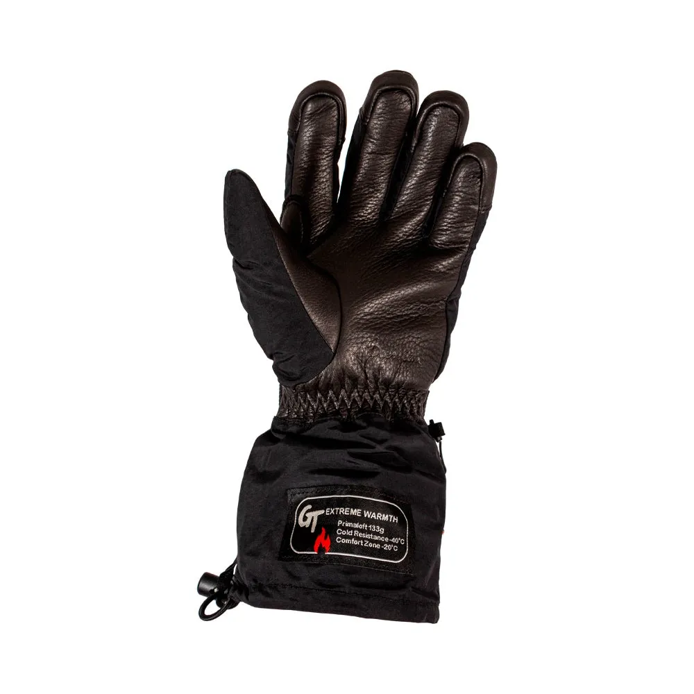 Green Trail Deer Skin Gloves