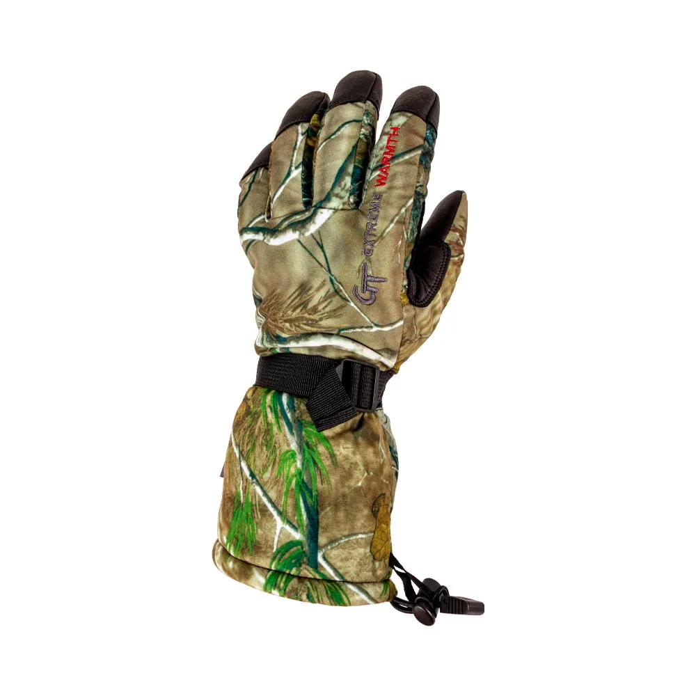 Green Trail Deer Skin Gloves