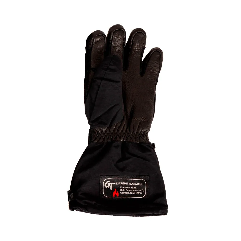 Green Trail Deer Skin Gloves