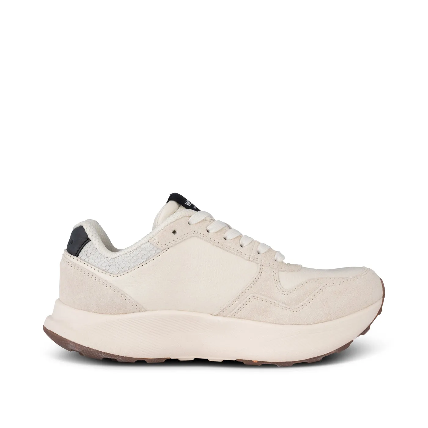 Mathilde Runner Leather - Blanc de Blanc