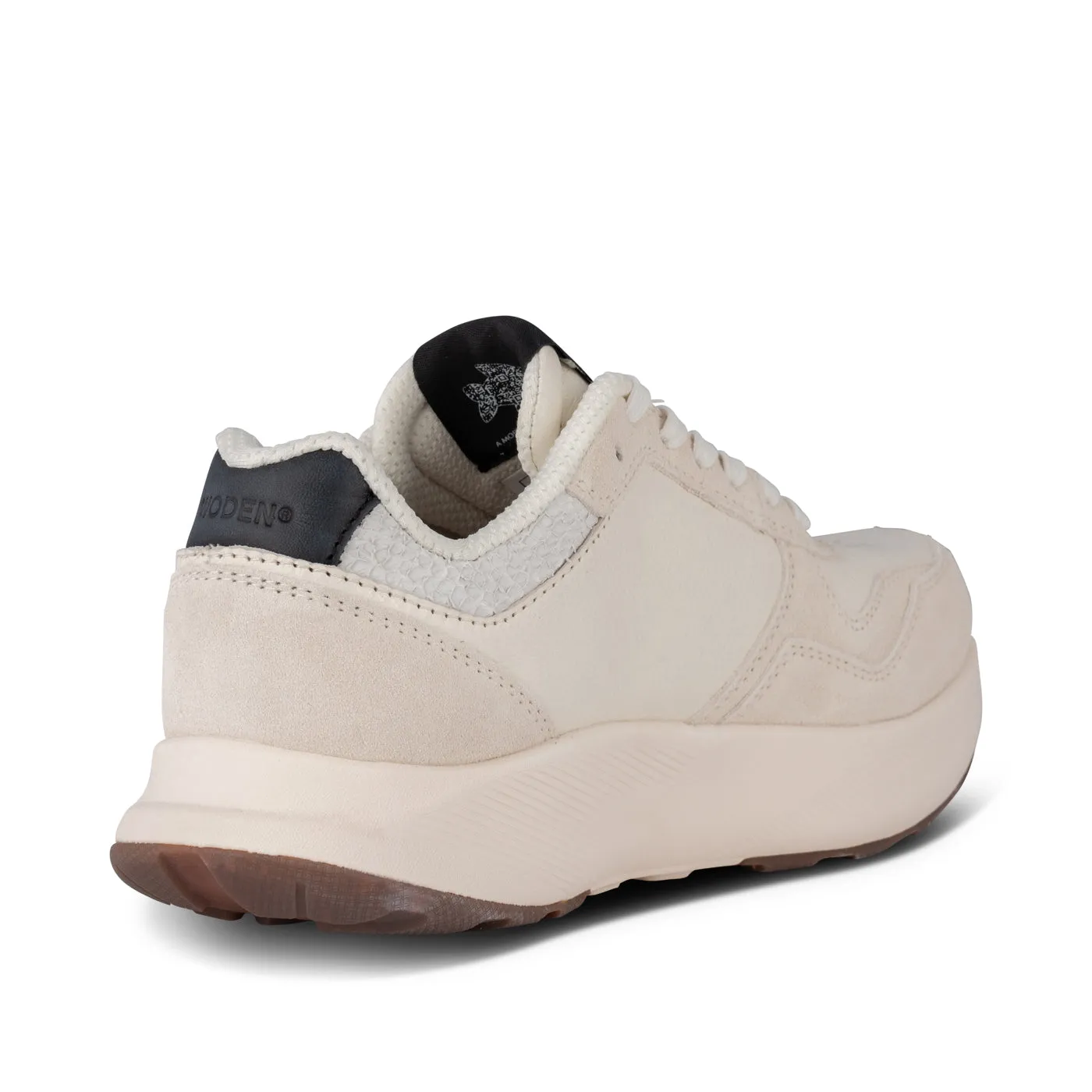 Mathilde Runner Leather - Blanc de Blanc