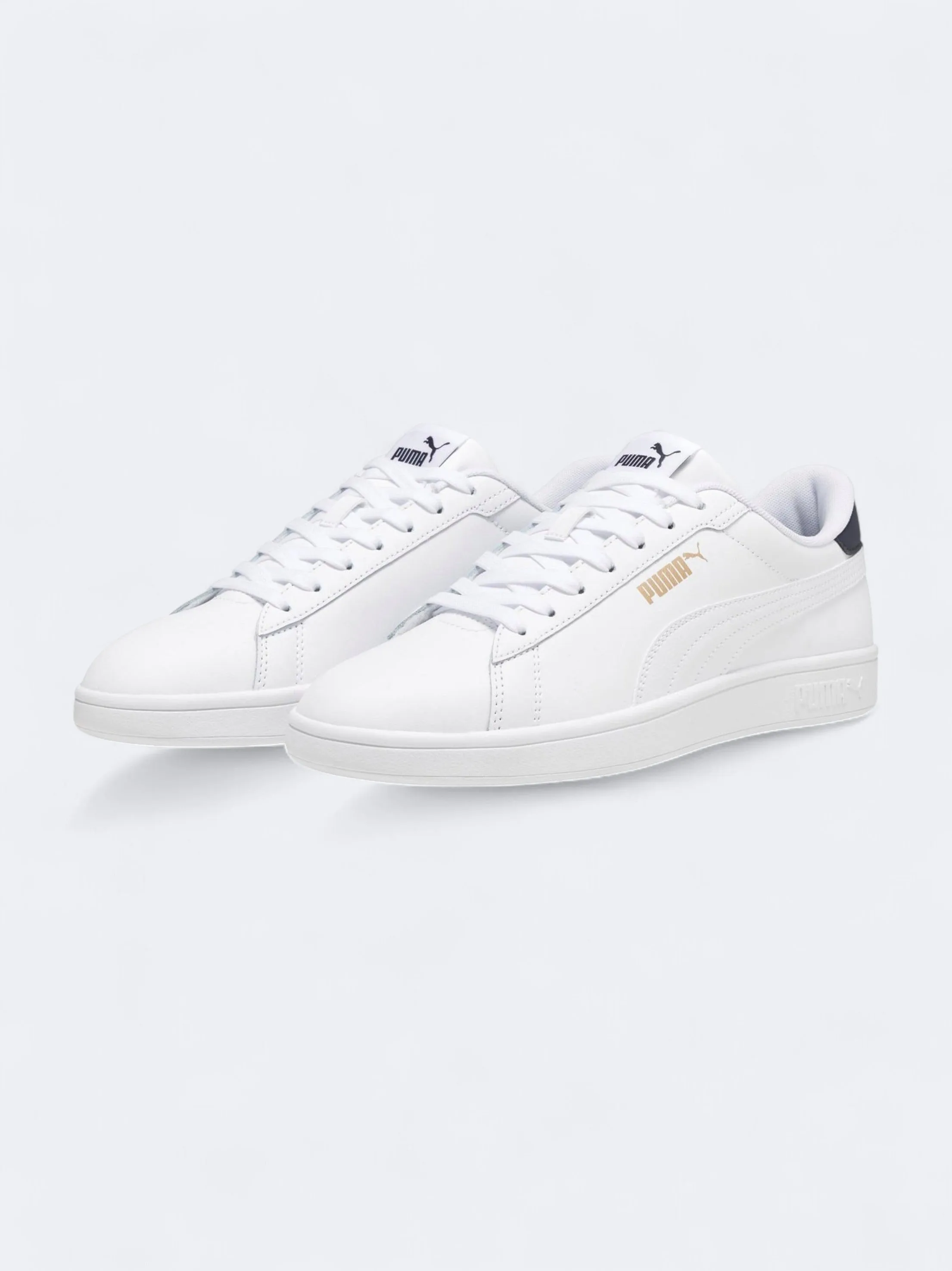 Men's Brand Logo Printed Sneakers,White