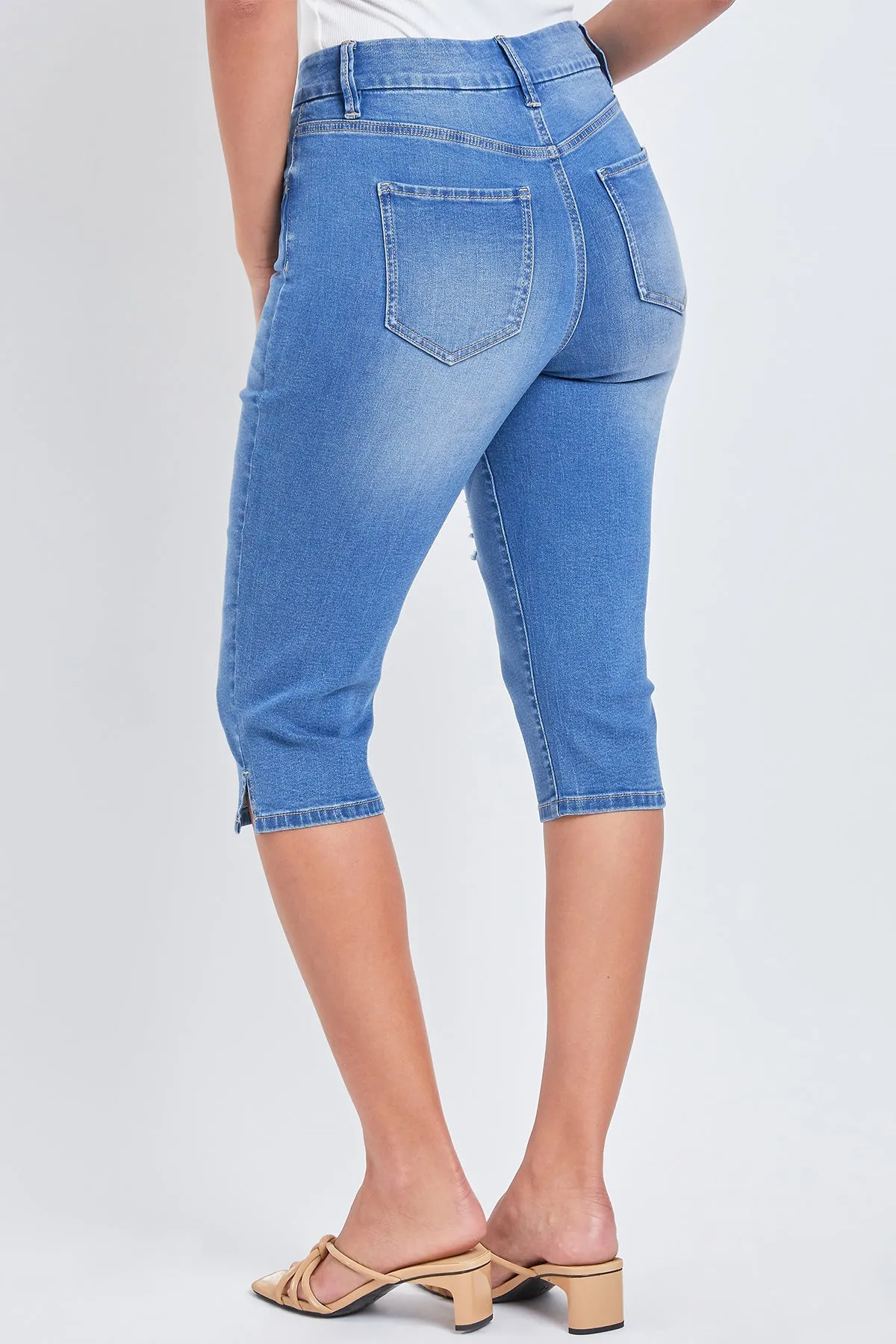 Missy Petite Curvy 1 Button Side Slit Hem Capri Pack Of 12