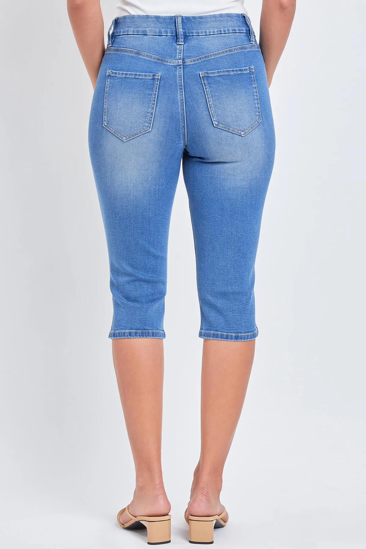 Missy Petite Curvy 1 Button Side Slit Hem Capri Pack Of 12
