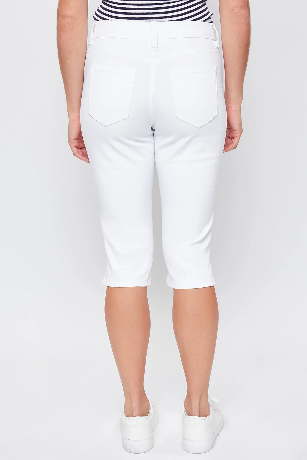 Missy Petite Curvy 1 Button Side Slit Hem Capri Pack Of 12