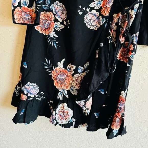 NWT | Romeo   Juliet | floral cold shoulder dress | S