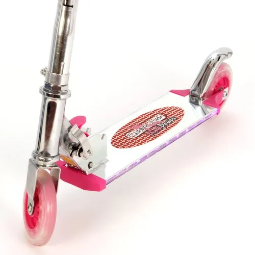 Ozbozz Pink Flashing Storm Scooter