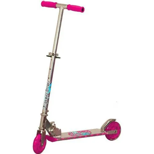 Ozbozz Pink Flashing Storm Scooter