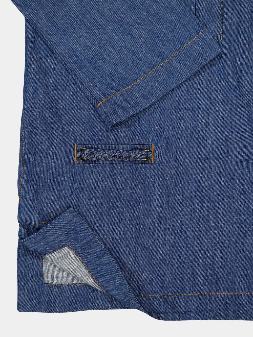 Railway Blue Wylie Denim Tunic Dress