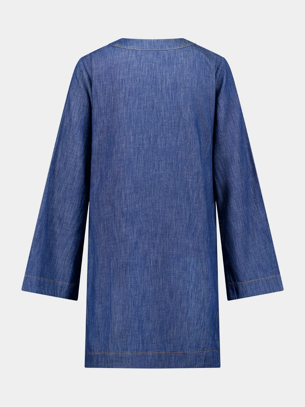 Railway Blue Wylie Denim Tunic Dress