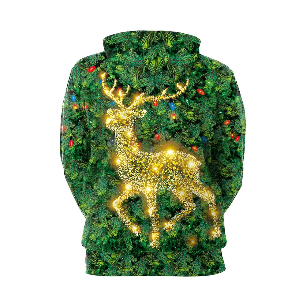 Santa Couple Hooded Sweater