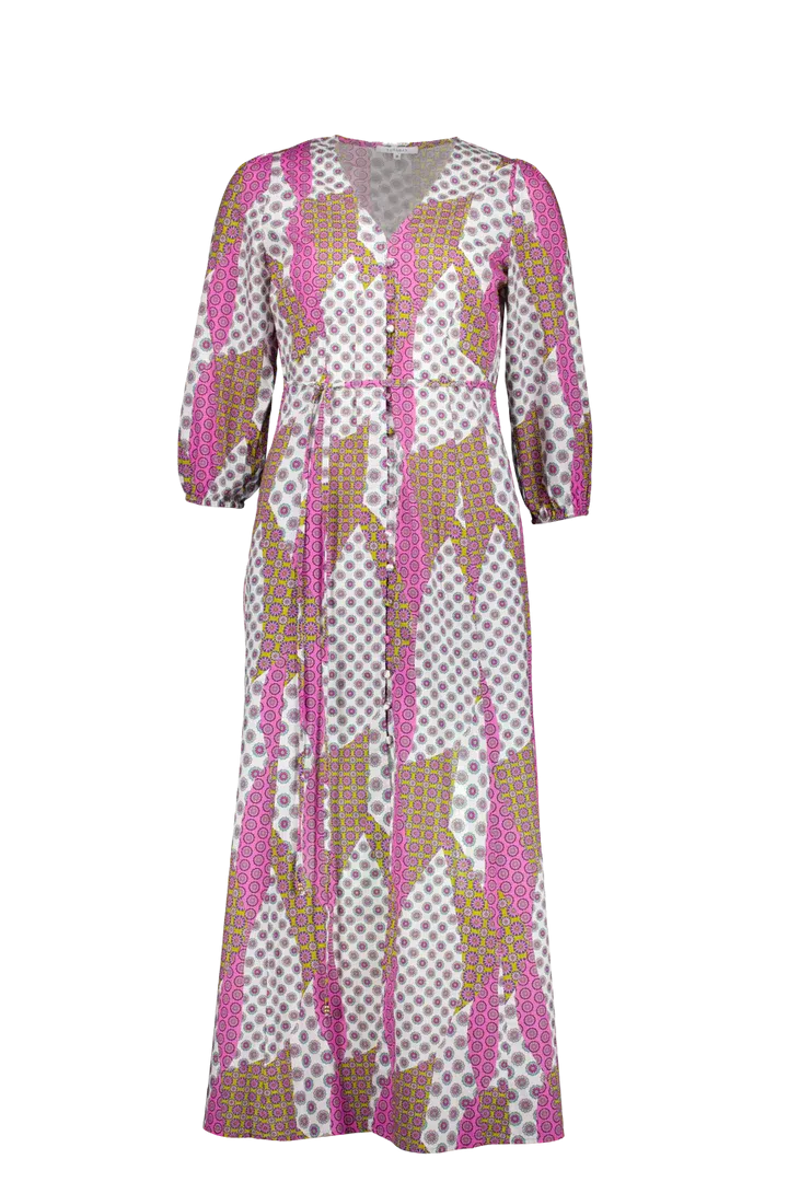 TUESDAY MONACO DRESS PATCHWORK